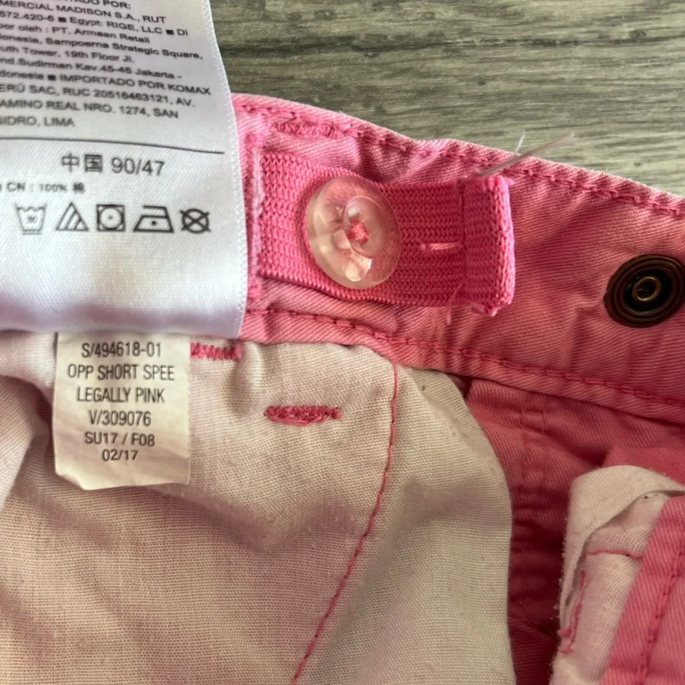 Old Navy Baby Toddler Girl Legally Pink Shorts 18-24 Months Elastic Waist 494618